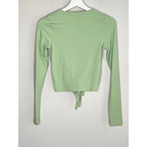Lululemon Time to Restore Nulu Long Sleeve Cropped Long Sleeve Creamy Mint 2 - Picture 6 of 6